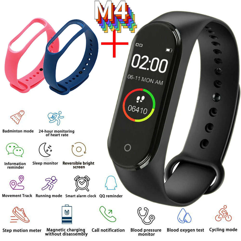 Nuovo Smart Watch Band Uomo/Donna/Bambini Smartwatch Reloj Step Hr Montre Connect Per Apple/Xiaomi/Huawei Pk Mi Band 3/4 Vs Iwo 8/B57