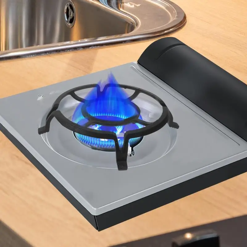 Gusseisen-Wokhalterung, universeller Gasbrenner-Topfhalter, rutschfester Topfrost, Ersatzteile für Kochgeschirr, Grillroste, Brenner – Detail 7