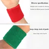8*5cm1pc Sports wristband made of cotton for comfortable outdoor fitness breathable and sweat absorbing wrist protection 4