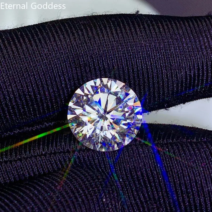 100% 5ct Large Grain High Fire Moissanite D Color VVS1 Clarity Available in Bulk High Jewelry Diamonds loose gemstones moissanite jewelry materials loose lab grown diamond lab grown loose diamond