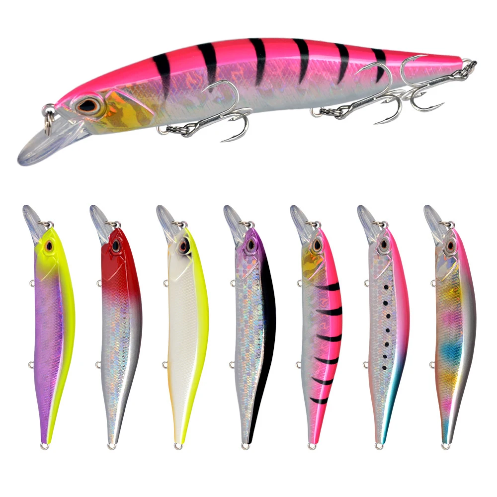 

1pcs 15.5g 12cm Fishing Lures Minnow Wobbler Floating Bass Trolling Artificial Hard Bait Crankbait Carp Pesca Fishing Tackle