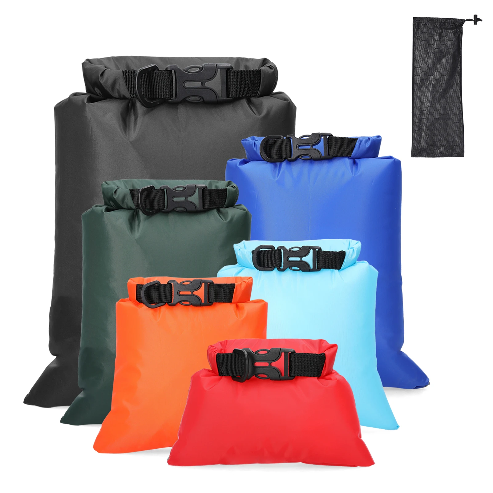 Set de bolsas impermeables Dr y de 6 piezas para natación al aire libre, Rafting, Kayak, Trekking, navegación, canoa, surf| AliExpress