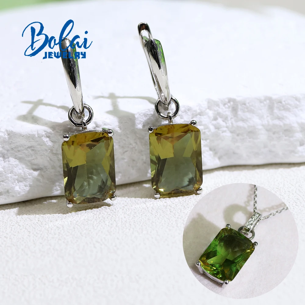 Cambia Colore Zultanite Diaspore Orecchini Collana Set Fashion Design New Boutique Jewelry Women