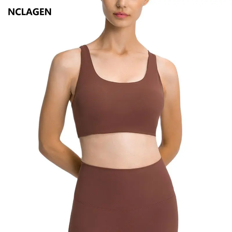 Sports Bra Adjustable High Support Gym Underwear For Women Vback After