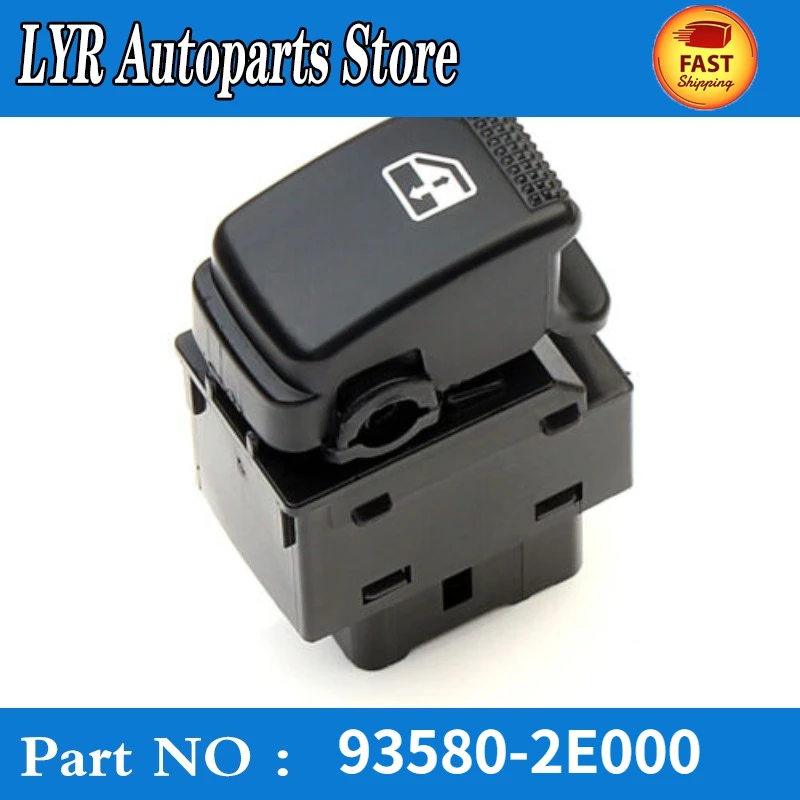 

Original high quality Single Power Window Lifter Passenger Switch For Hyundai Tucson 05-10 93580-2E000 Car Accessories