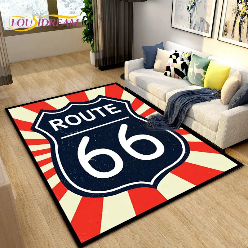 Mutter Straße, historische Route 66,mãe Estrada Teppich Teppich für zu  Hause Wohnzimmer Schlafzimmer Sofa Fuß matte Dekor, Bereich Teppich rutsch  feste Boden matte - AliExpress