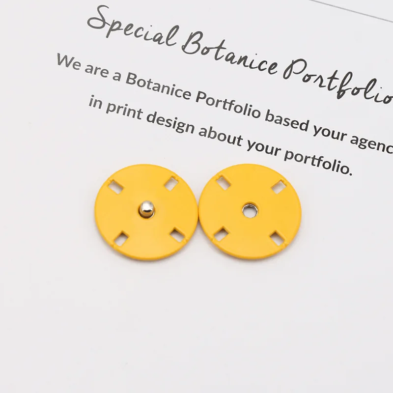 Invisible Snap Button Black Silver Metal Fasteners Press Round Button Concealed Buckle For Garment Sewing Needlework Accessories 6