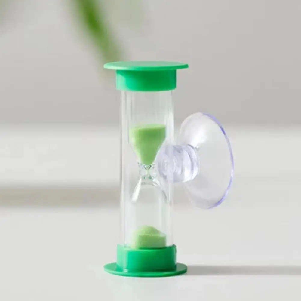 Small Sand Clock Hourglass Timer 3 Minute Hourglass Sand Timer with Suction Cup Durable Sandglass for Kids Games Classroom 3