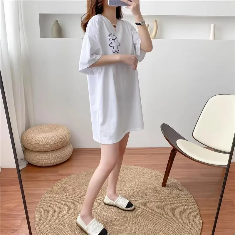 Maternity Tops Women's Comfy Short Sleeve Nursing Tunic Top for Breastfeeding T-Shirt Pregnant Pregnancy Womens Clothing Mom Tee 6