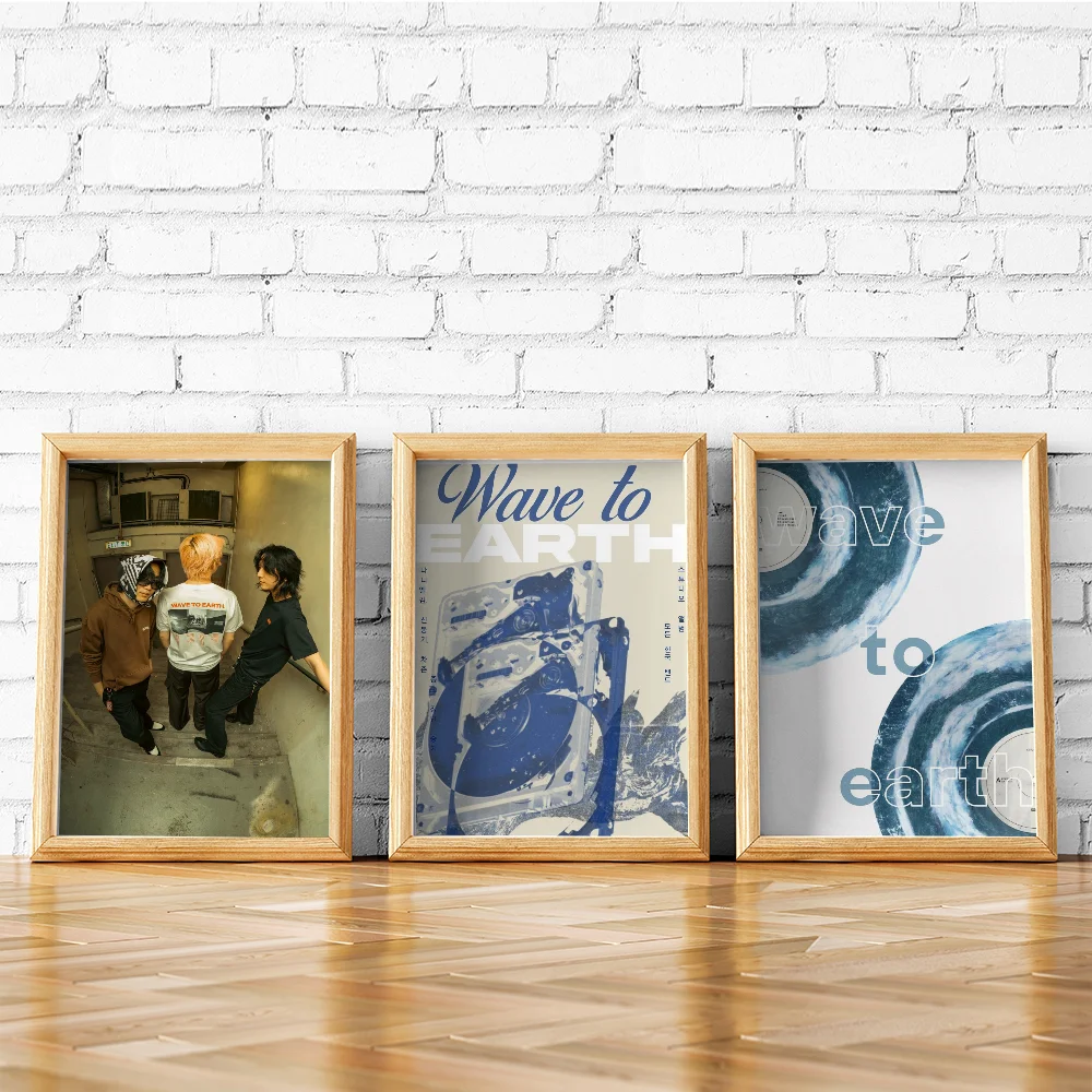 1pc Wave To Earth Poster HD Posters Home Room Bar Cafe Decor Art Wall Painting Picture