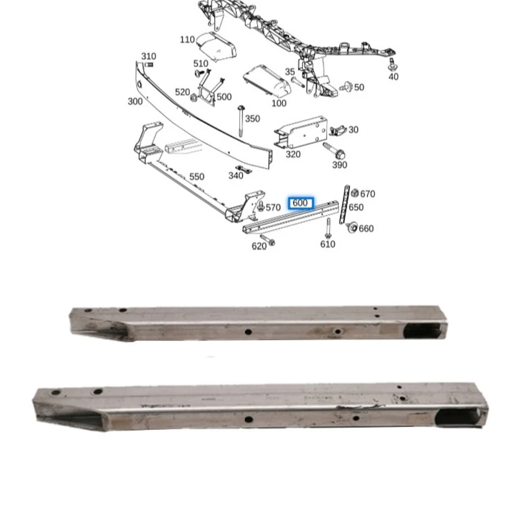 Radiator Support Panel A1776225100 For Mercedes Benz A-Class W177 A200 ...