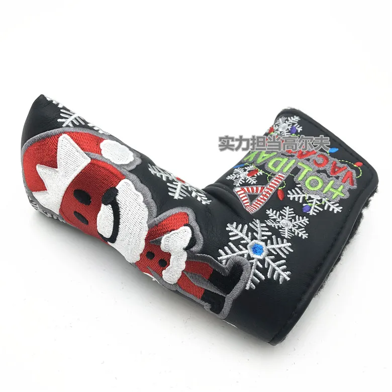 Golf Club Headcover 30 Kinds Golf Club Blade Putter Headcover Super Rat Snow Man Smiling Boxing Stripes Mouse Cherry Blossom