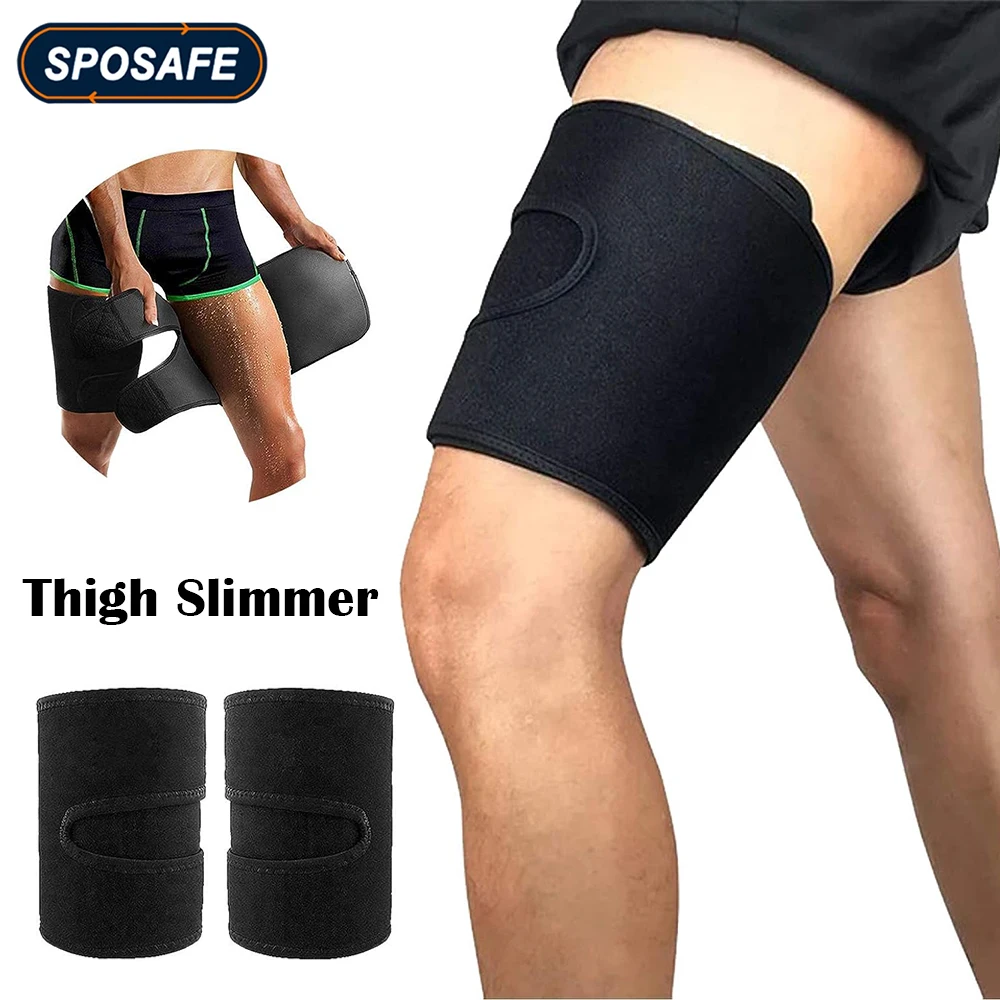

Sports Thigh Shaper Wraps Sauna Sweat Calves Trimmers Leg Compress Belt for Men & Women Slimming, Lose Weight Thigh Trimmer