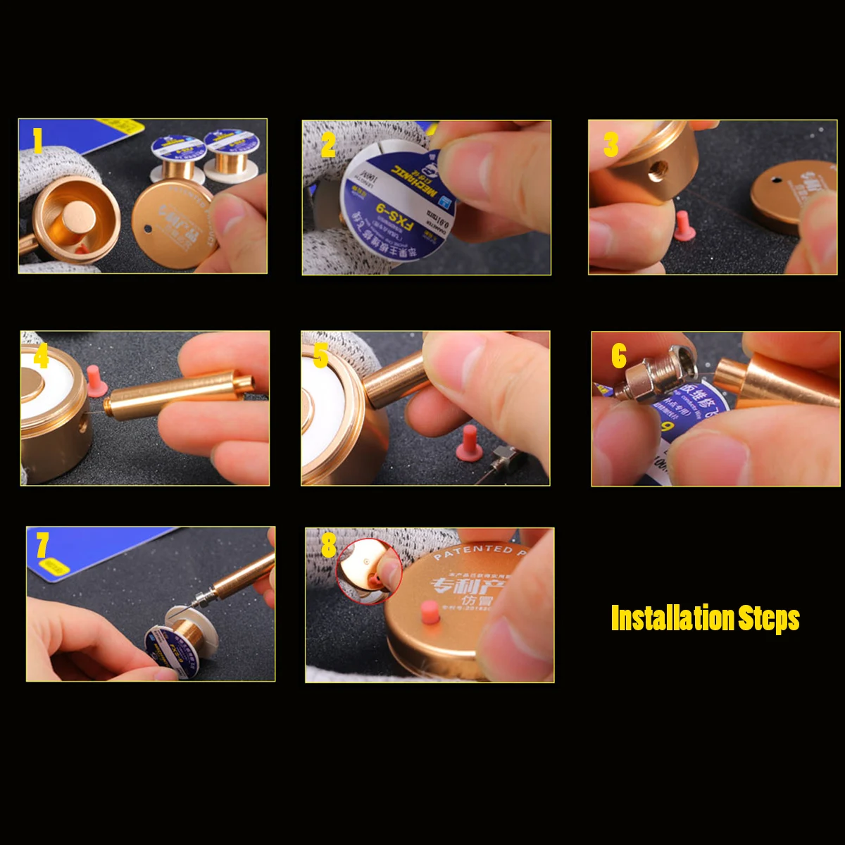 MECHANIC Spot Welding 0.01mm Fly Line Jump Wire Pen For Phone Motherboard PCB BGA Chip Fingerprint Welding Soldering Repair