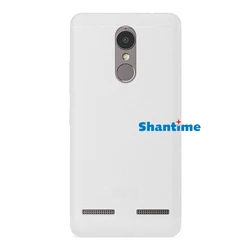 Shockproof TPU Rubber Bumper Case - Flexible Protective Shell for Lenovo Vibe K6 (White)