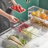 Kitchen Refrigerator Storage Box Drawer-type Fresh-keeping Box Food-grade Eggs and Meat Food Frozen Finishing Storage Box 1