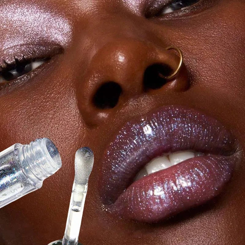 Radiant Shine Glitter Lip Gloss - Shimmering Pearl & Moisturizing Tint