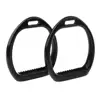 Horse Riding Lightweight Aluminum Saddle Stirrups Pad for Western  Sports 5