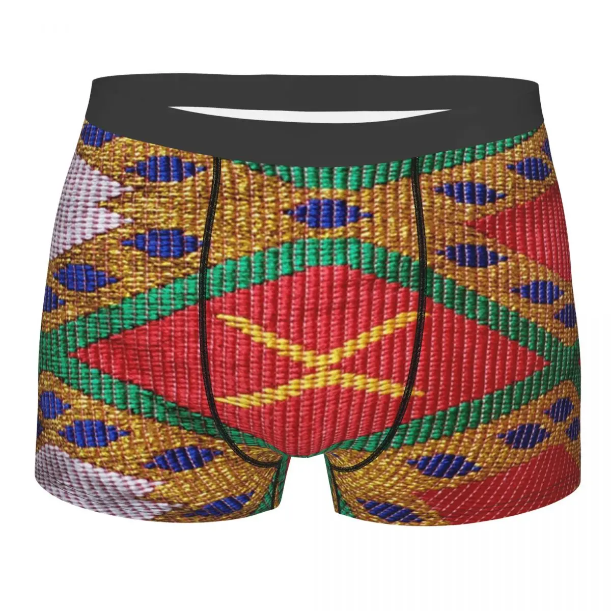 

Custom Ethiopian Hand Made Traditional Design Underwear Men Breathbale Boxer Briefs