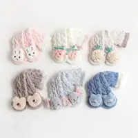3D Baby Winter Fluffy Slipper Socks Cute Knee High Socks Infants Toddlers Stockings Boy Girls Fleece Warm Sock 5