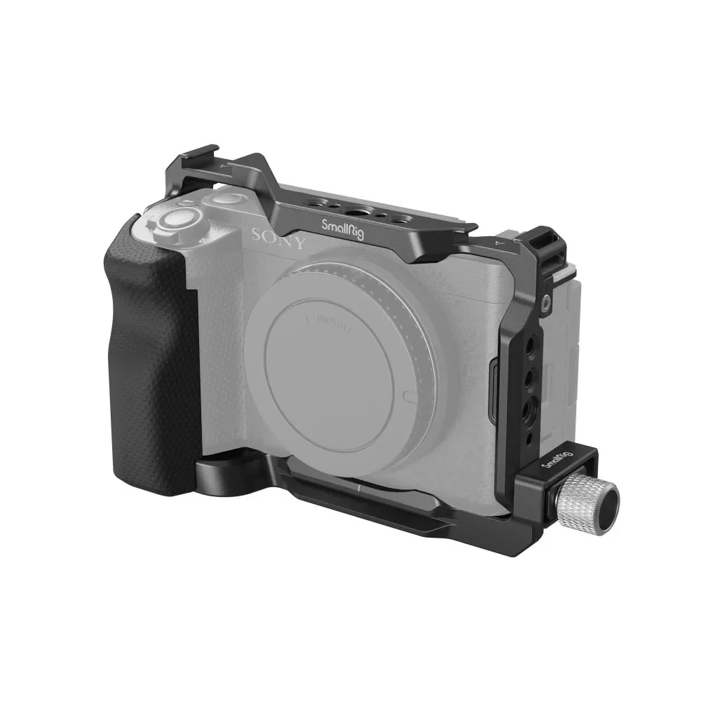 

SmallRig 4257 ZV-E1 Кейдж с силиконовым захватом и кабельным зажимом для HDMI, полный комплект кейсов для камеры, встроенная БЫСТРОРАЗЪЕМНАЯ пластина