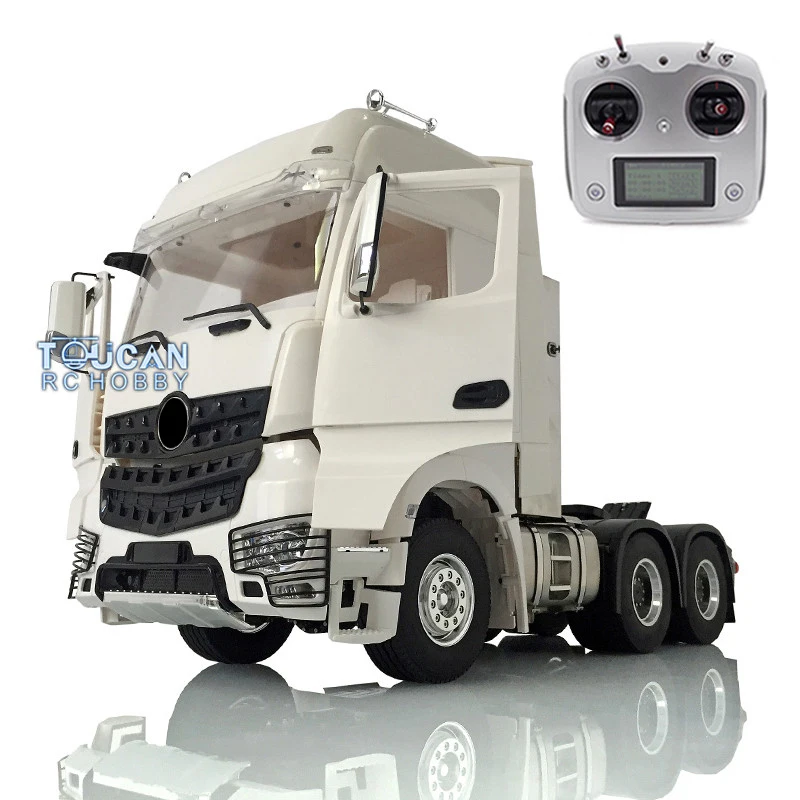 

LESU 1/14 RC 6*6 Tractor Truck Metal Chassis Highline Cabin Model Light Sound ESC Transmitter Motor Servo Toolbox Kit THZH0792