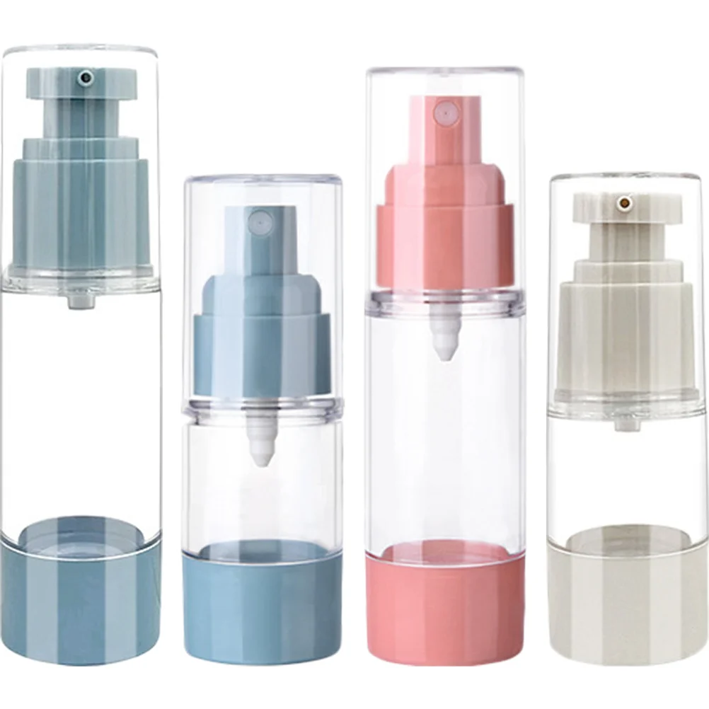 

Vacuum Bottle Lotion Travel Foundation Container Airless Pump Hand Soap Dispenser