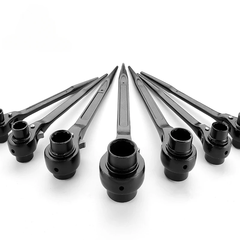 Гаечный ключ Greener 10-32 мм, многофункциональный инструмент с храповым механизмом, с заостренным хвостом и регулируемым торцевым адаптером, ручные инструменты Гаечный ключ Greener 10-32 мм, многофункциональный инструмент с храповым механизмом, с заостренным хвостом и регулируемым торцевым адаптером, ручные инструменты