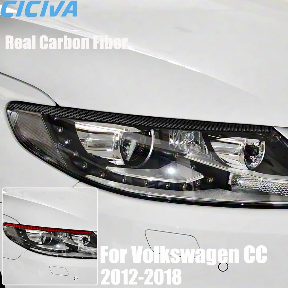 폭스바겐 CC 2012 2013 2014 2015 2016 2017 2018용 리얼 카본 파이버 ..
