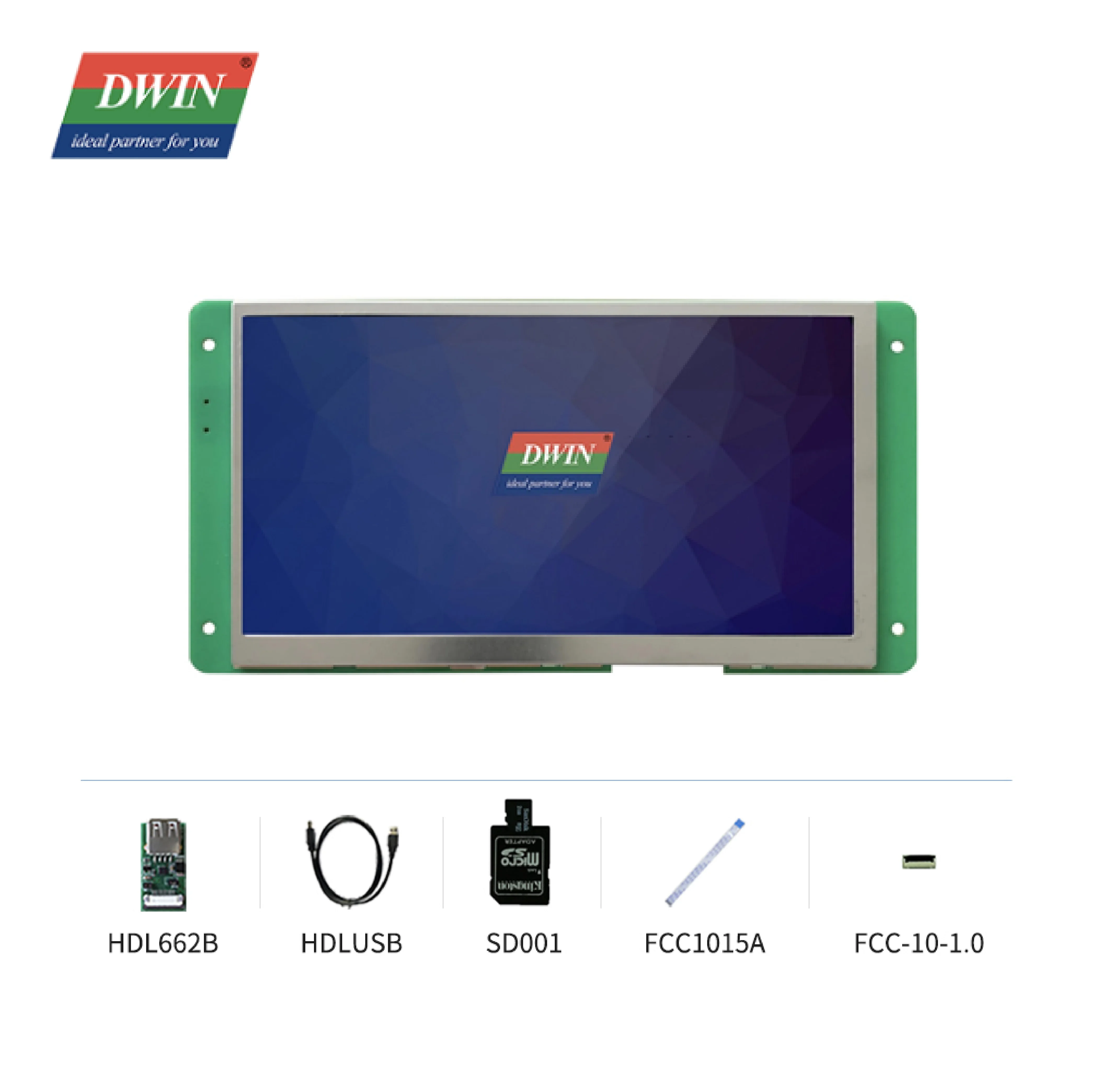 Display Touch HMI 7 Pollici 800x480 - Con Controller Per Arduino, ESP32, Raspberry Pi