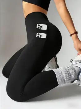 High-Waist Yoga Pants Nine-Length Nude Sensation Sports Outdoor Tight Bottoming Pants for Women 1