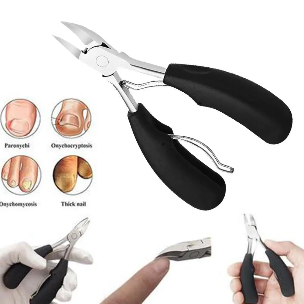 

Stainless Steel Nail Clippers Trimmer Ingrown Pedicure Toenail Professional Cutter Care Feet Tool Tools Nipper X1e6