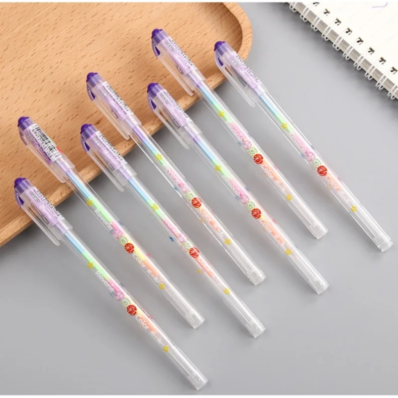 6-in-1 수채화 마커 세트 DIY 공예용 수채화 구아슈 펜 앨범용 낙서 아트 대량 학교 용품 문구류