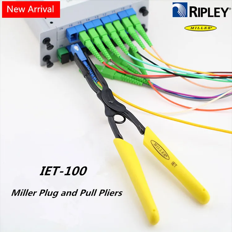 Original imported Miller IET-100 Fiber optic connector plug and clamp pull tool IET Pilers Fiber optic room tools new arrival