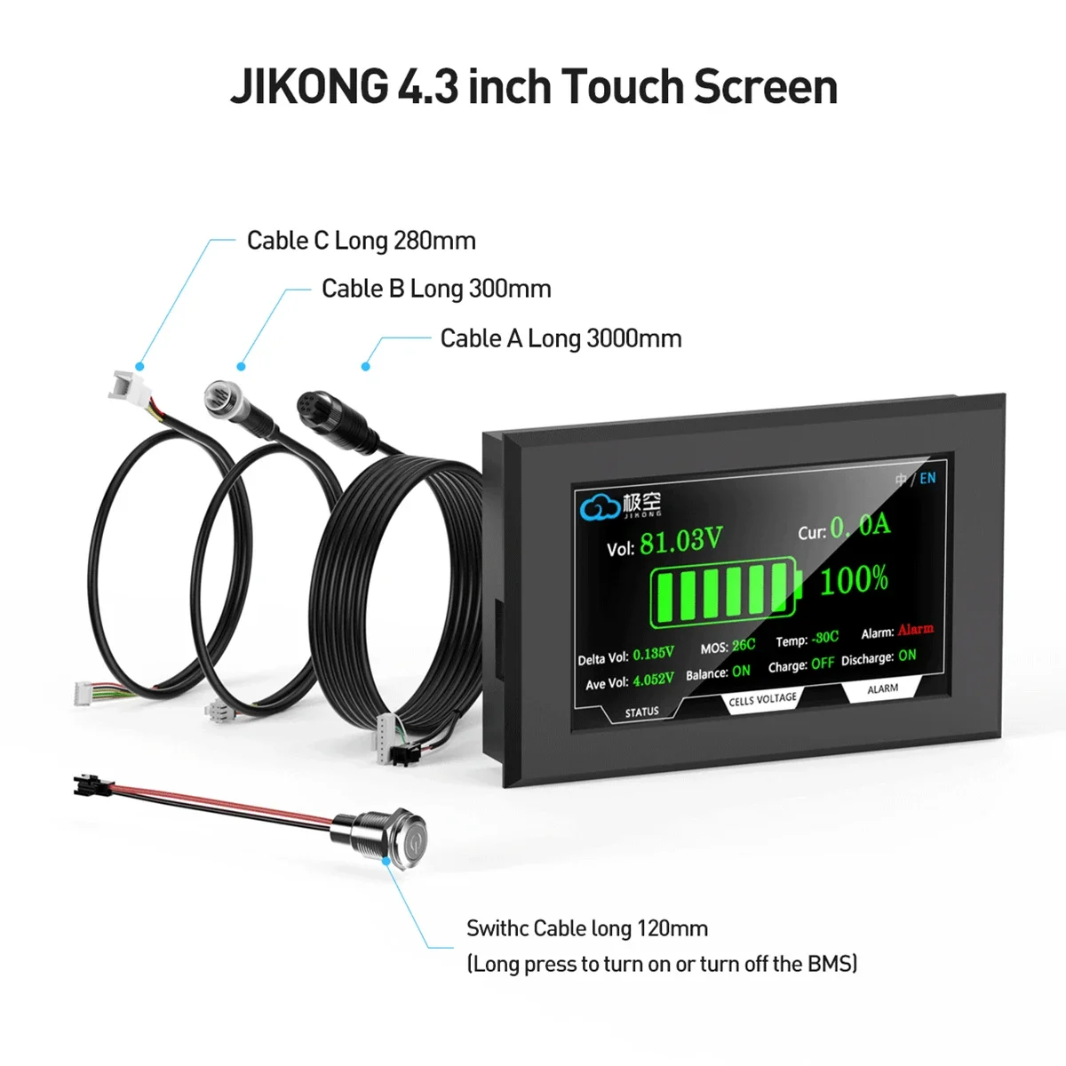 JIKONG JKBMS JK-PB2A16S20P V19 24V 48V LiFePo4 Li-Ion Batterie 150A 200A Haushalts-Energie-BMS für Wechselrichter Aktiver Balancer 1A 2A – Detail 18