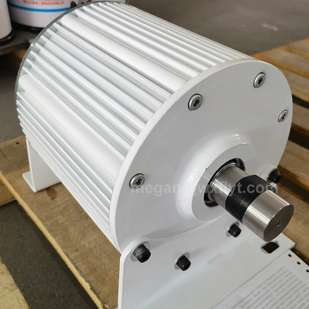 30KW 300rpm Permanent Magnet Generator 48V 96V 110V 220V 380V AC Alternators for Wind Turbine Water Turbine with Motor