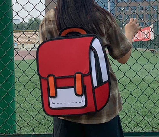 thumbnail image 1 of Mochila escolar de Anime 3D con nombre personalizado para niños, mochila bordada personalizada para estudiantes, mochilas de viaje de dibujos animados al aire libre para niños y niñas, 1 of 5