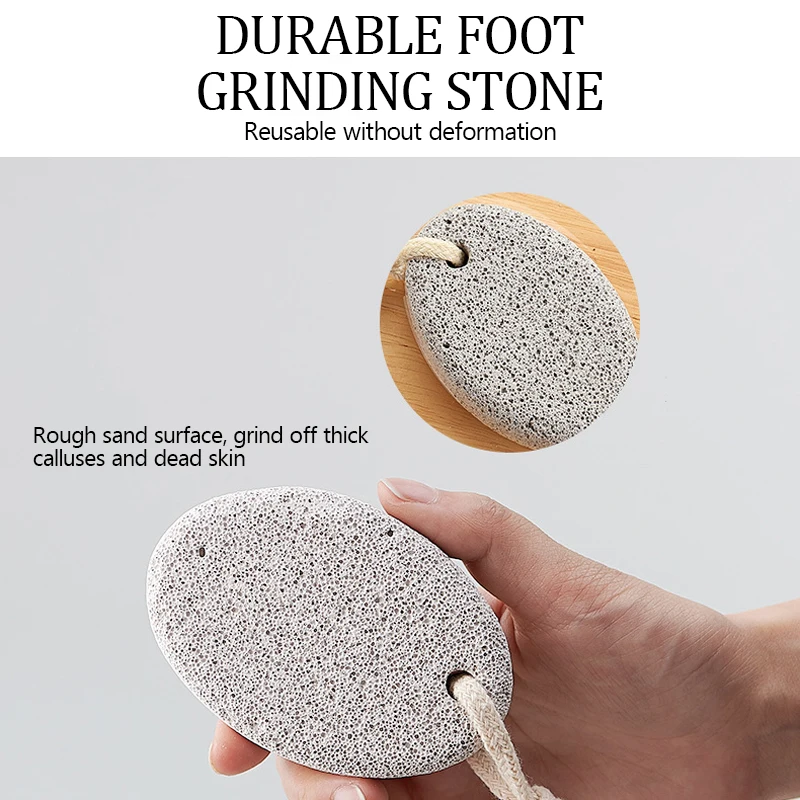 Foot repair tools for grinding calluses, removing dead skin on the heels, home use volcanic stones to rub the soles of the feet