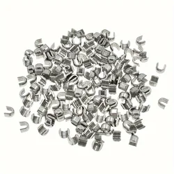 Multi - Colored Aluminum Alloy Zip Suit - Durable and Versatile for Jackets, Suitcases, and Boots (150pcs - white)