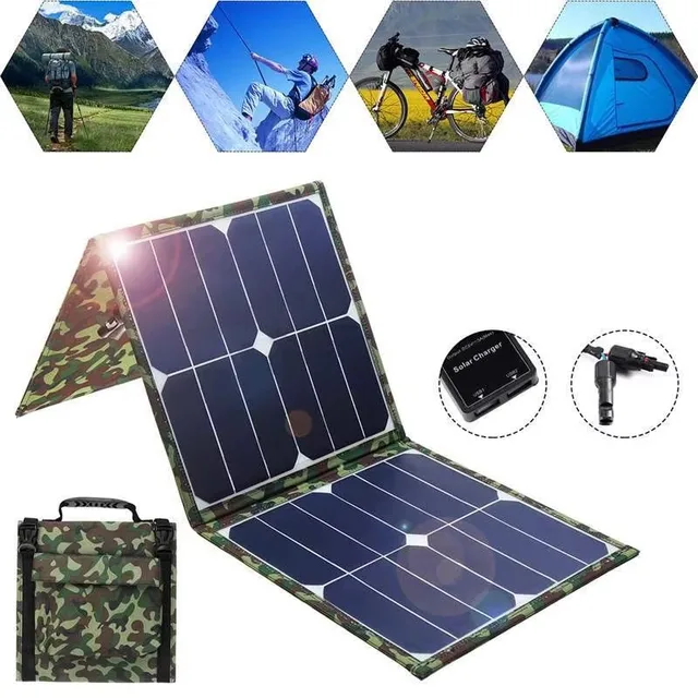 Solar Panel Kit Complete Camping Foldable 800W Solar Power Station MPPT Portable Generator Charger 18V for Car Boat Caravan Camp 5