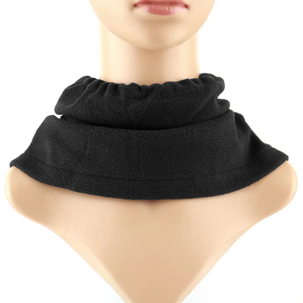 

Cold Prevention Full Face Mask New Balaclava Thermal Fleece Sports Scarf Black Thickening Windproof Bonnet Outdoor