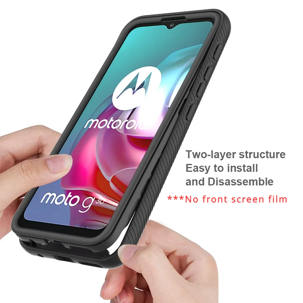 Dual-Layer Shockproof Sky Case - Rugged Armor with Hard Back Cover
