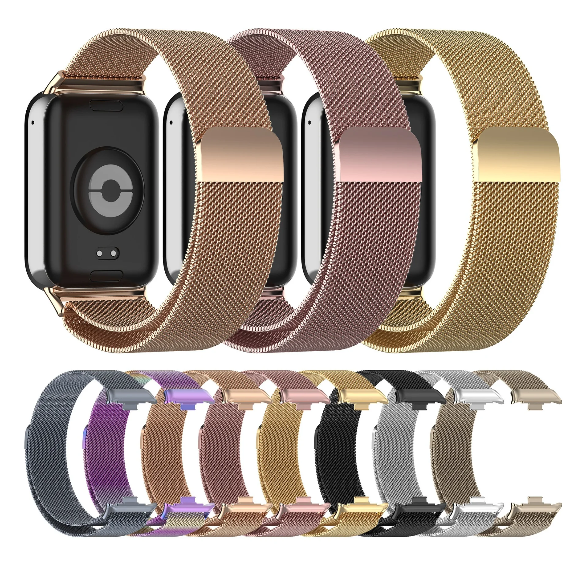 Sleek Milanese Stainless Steel Replaceable Watch Strap