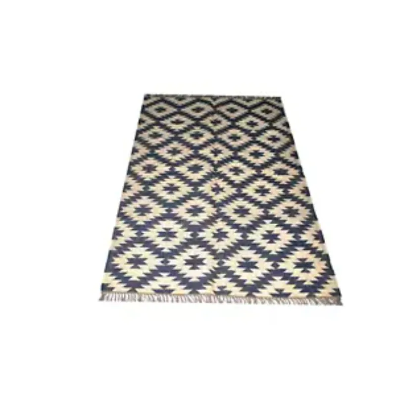 

Rug Indian Kilim Jute Wool Area Rug Bedroom Turkish Rug Moroccan Hand Woven Rug