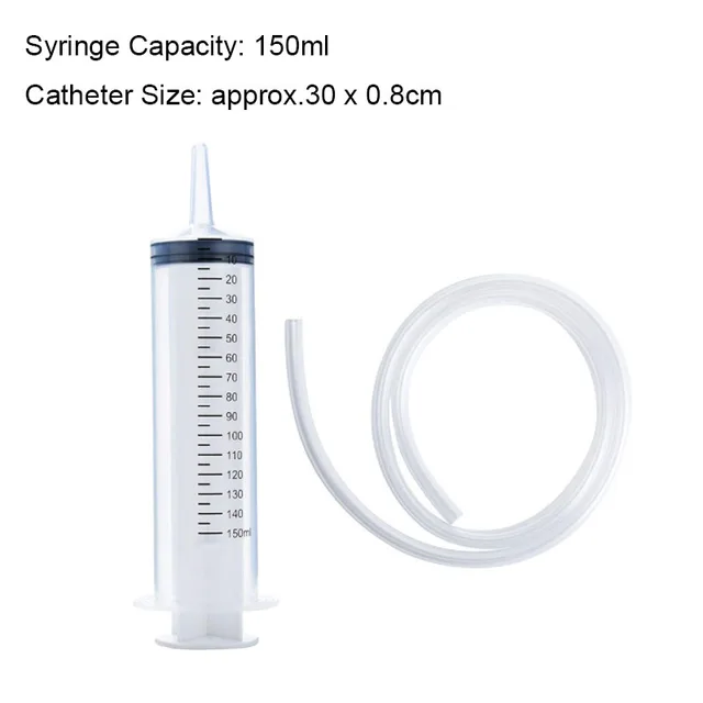 Large Capacity Syringe Reusable   Plastic Pump Nutrient Sterile Health Measuring Syringe pumping oil feeding enema glue filling Type2