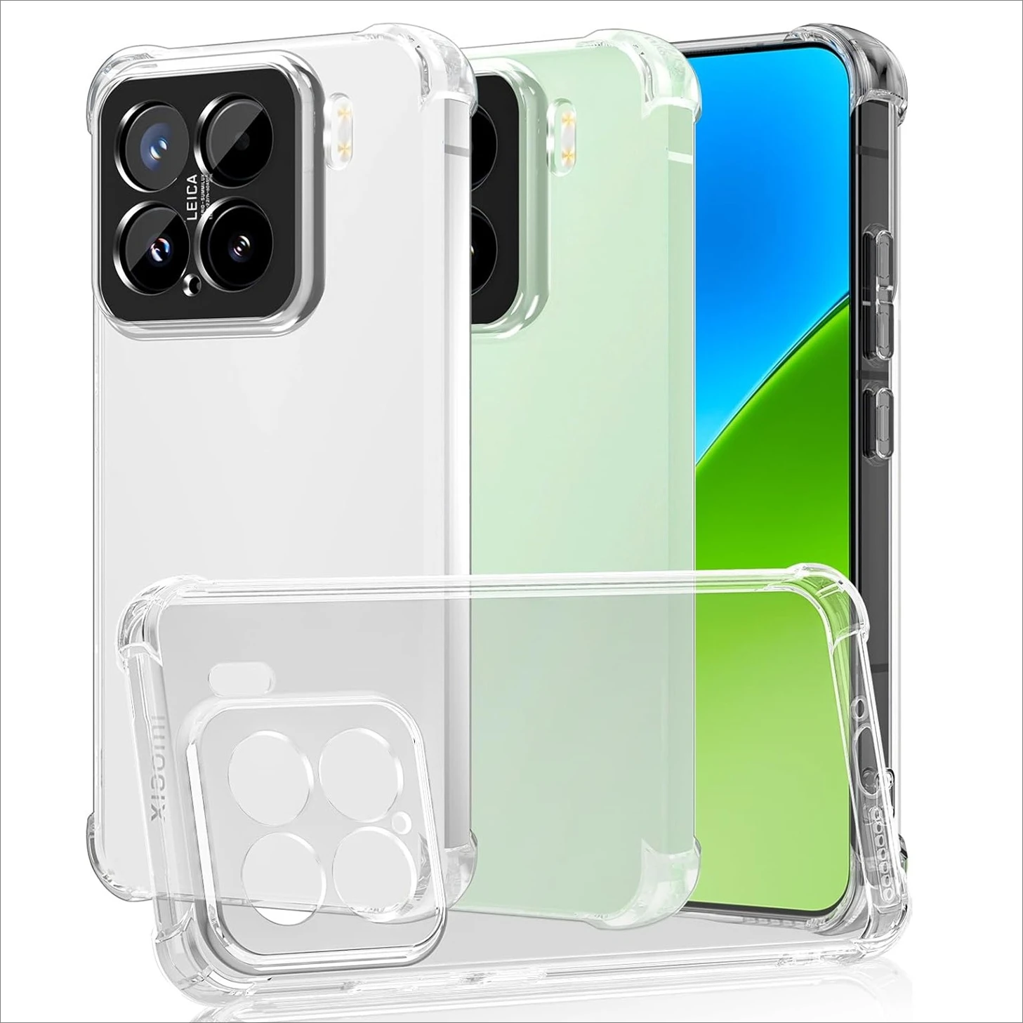 Shockproof Transparent TPU Protective Case