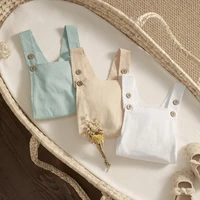 Ma & baby 0-3Y été nouveau-né infantile bébé garçon fille barboteuse décontracté sans manches combinaison globale enfant en bas âge bébé vêtements 2