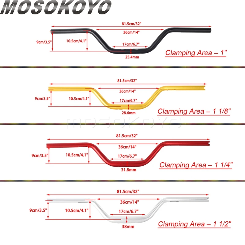 Raximo RAXIMO ALU-STUUR DRAG BAR, 1 INCH