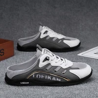 Men's plus size casual mesh slippers summer breathable non-slip walking shoes fashion Baotou comfortable outdoor sports sandals - Image 2