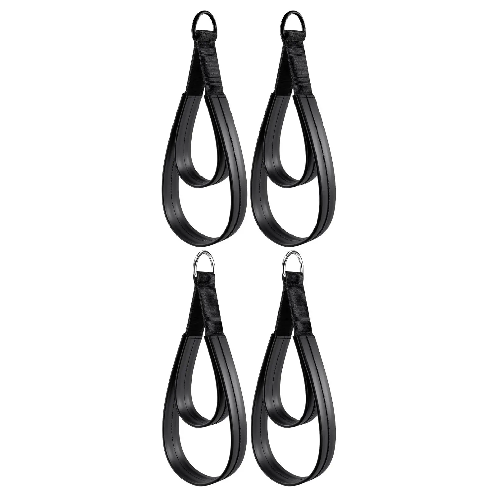 2x D Rings Strap Handle Home Exercise Accessories Pilates Double Loop Straps for Reformer for Arms Beginner Yoga Women Men Gym 2x D Rings Strap Handle Home Exercise Accessories Pilates Double Loop Straps for Reformer for Arms Beginner Yoga Women Men Gym